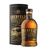 Bottle of Aberfeldy 12 years with case