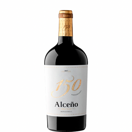 Alceño 150th Anniversary wine bottle