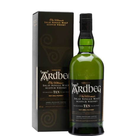 Butelka Ardbega 10 lat