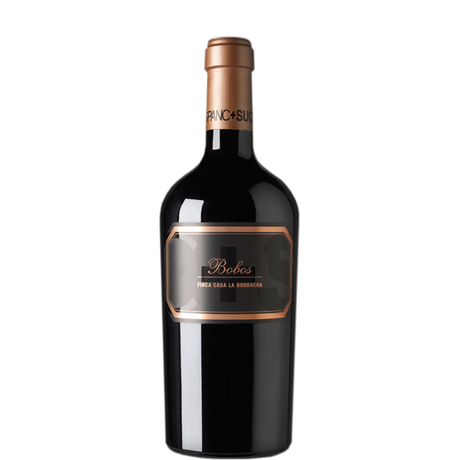 Bobos Finca Casa La Borracha 2023 wine bottle from Bodegas Hispano Switzerlands