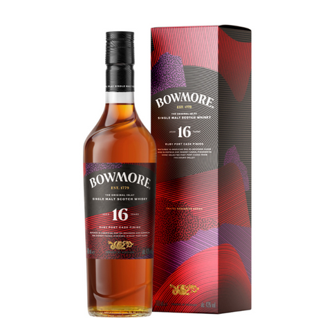 Butelka Bowmore 16 lat z etui