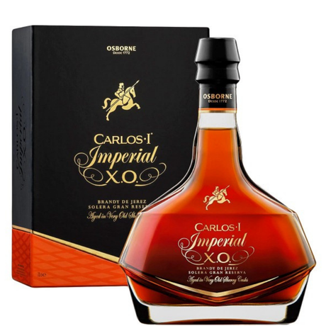 Butelka Brandy Carlos I Imperial XO Solera Gran Reserva z etui