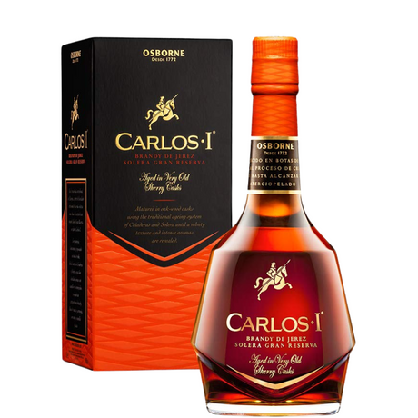 Butelka Brandy Carlos I Solera Gran Reserva z etui