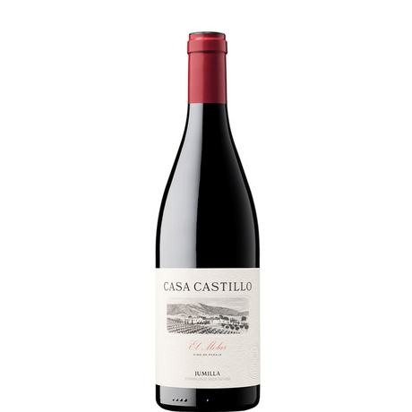 Bottle of Casa Castillo El Molar wine with D.O. Jumilla