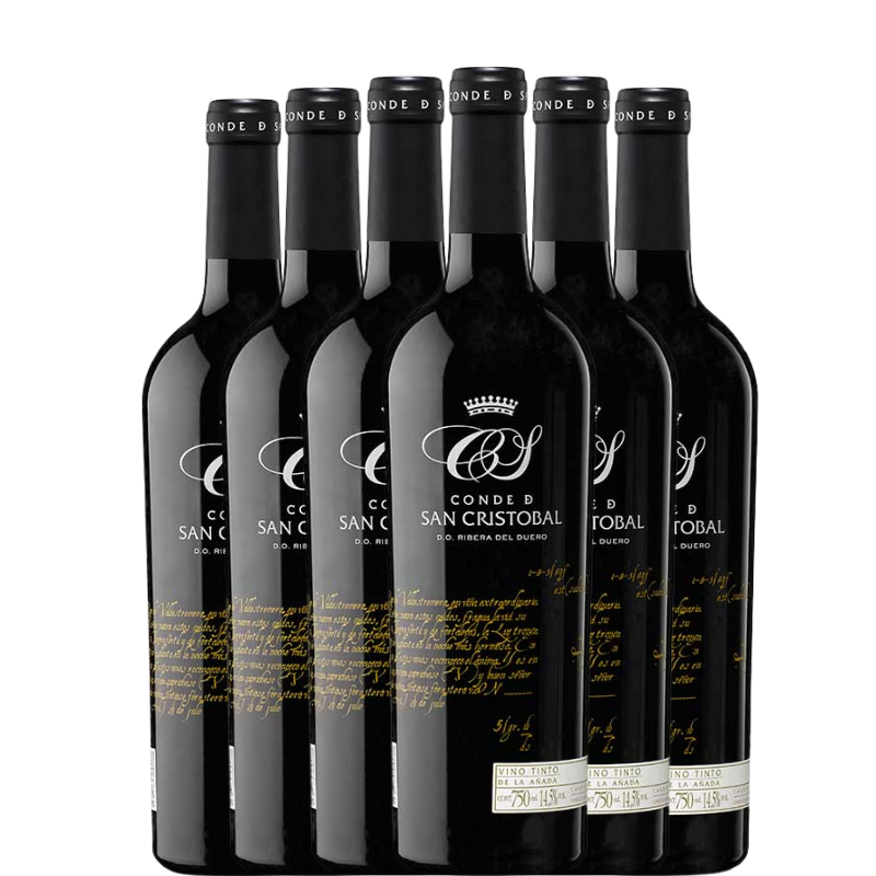CONDE DE SAN CRISTOBAL Crianza 2022 x6 butelek