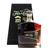 Butelka Flor de Caña 25-lecie z etui
