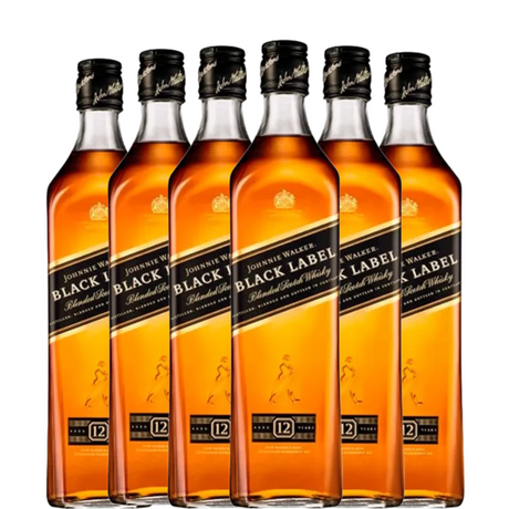6 butelek Johnnie Walker Black Label