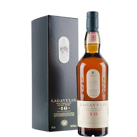 Butelka Lagavulin 16 lat z etui