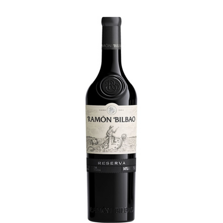 Butelka wina Rioja Ramon Bilbao Reserva 2018 z Winiarni Ramon Bilbao.