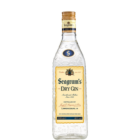 Butelka suchego ginu Seagram's