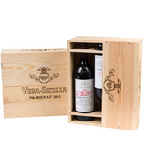 Drewniana skrzynka z 3 Vega Sicilia Valbuena 5 2020