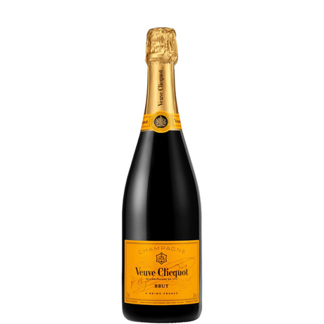 Butelka Veuve Clicquot Yellos z etykietą