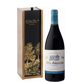 VIÑA ARDANZA Reserva 2019 + Drewniane pudełko