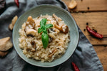 Risotto z grzybami i kurczakiem